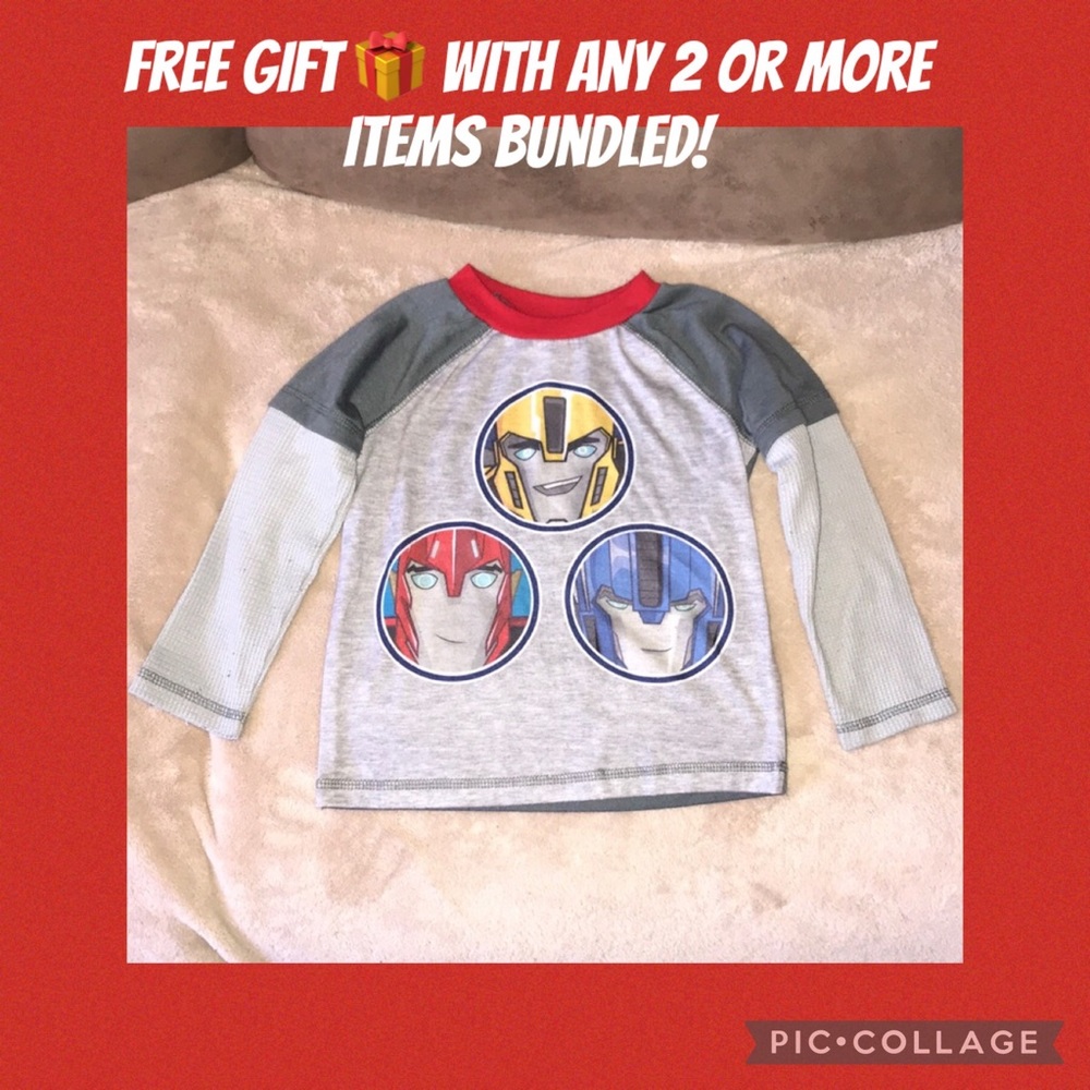 Transformers 3T long sleeved shirt 💕